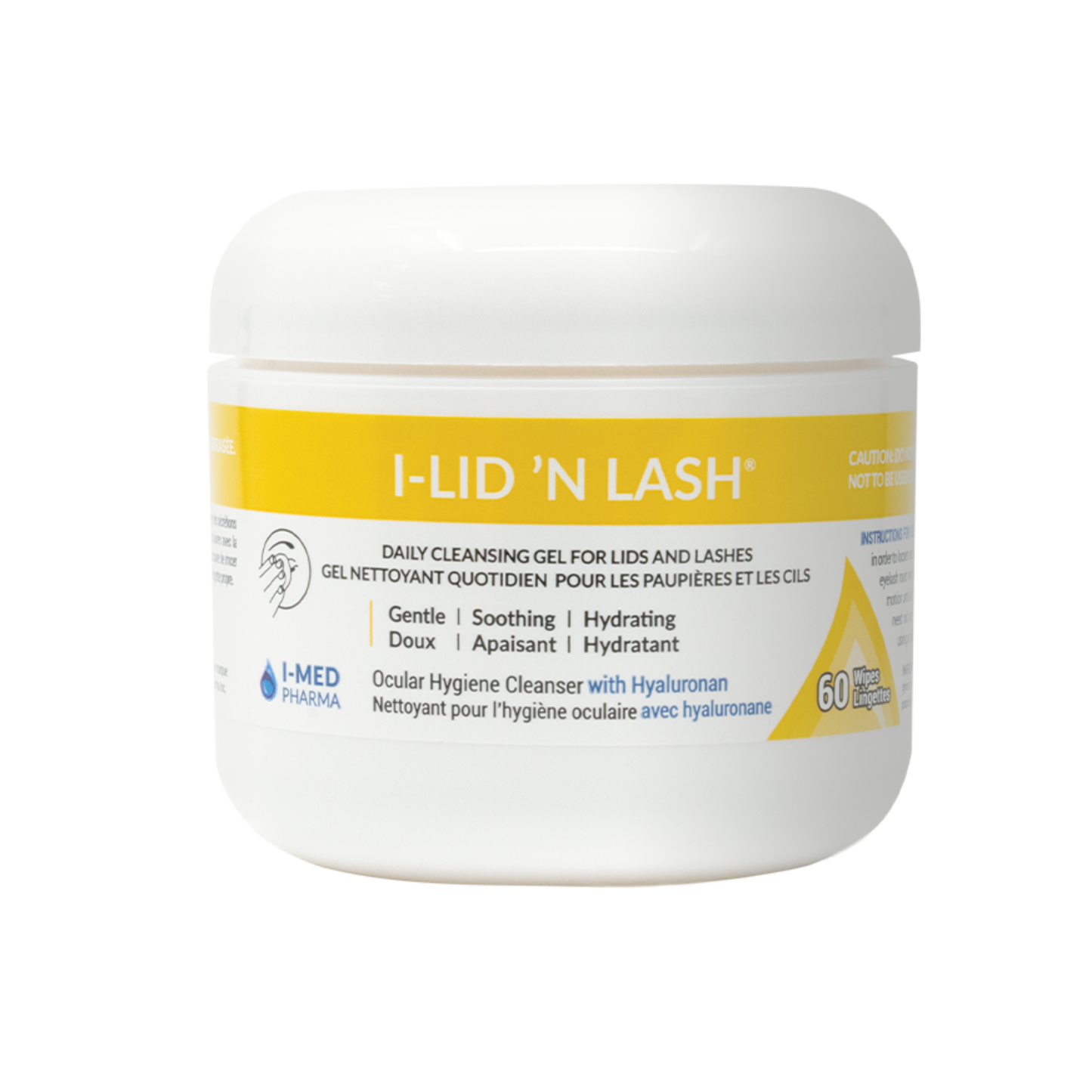 I-LID ’N LASH® Hygienic Eyelid Wipes