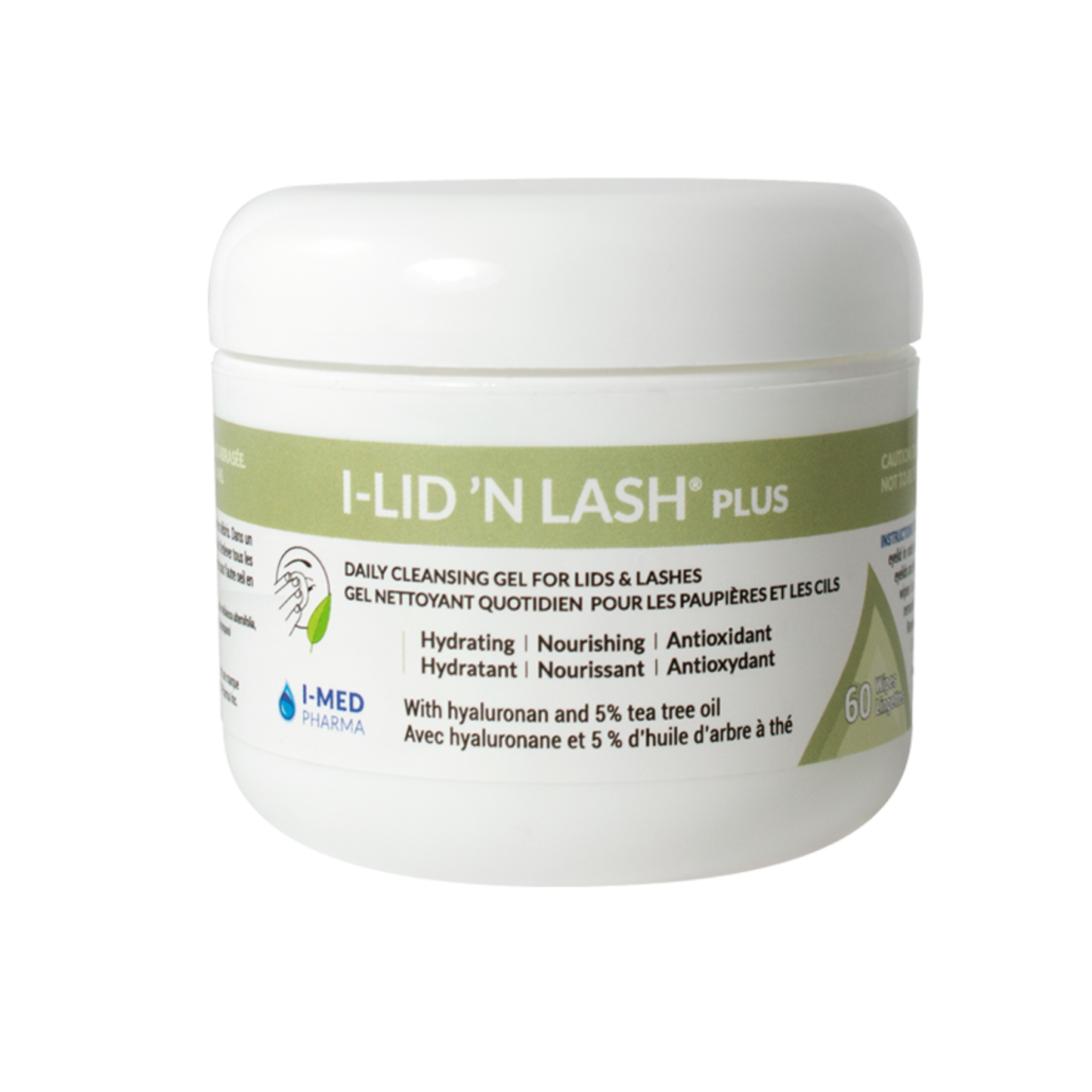 I-LID ’N LASH® PLUS Hygienic Eyelid Wipes
