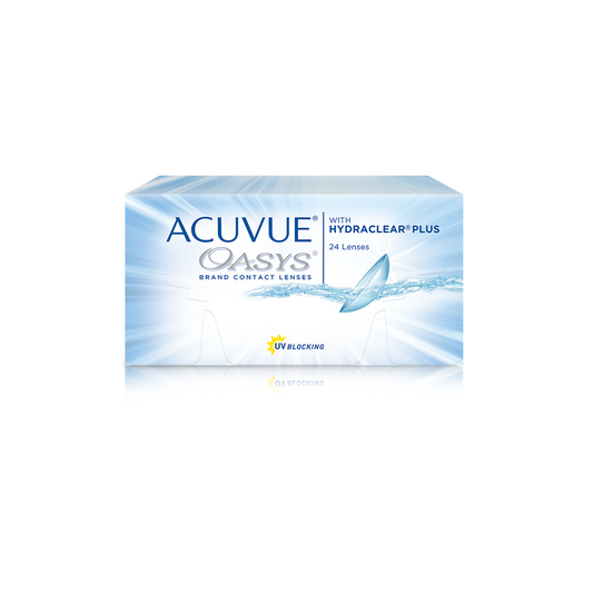 ACUVUE OASYS® 2-WEEK with HYDRACLEAR® PLUS Contact Lenses